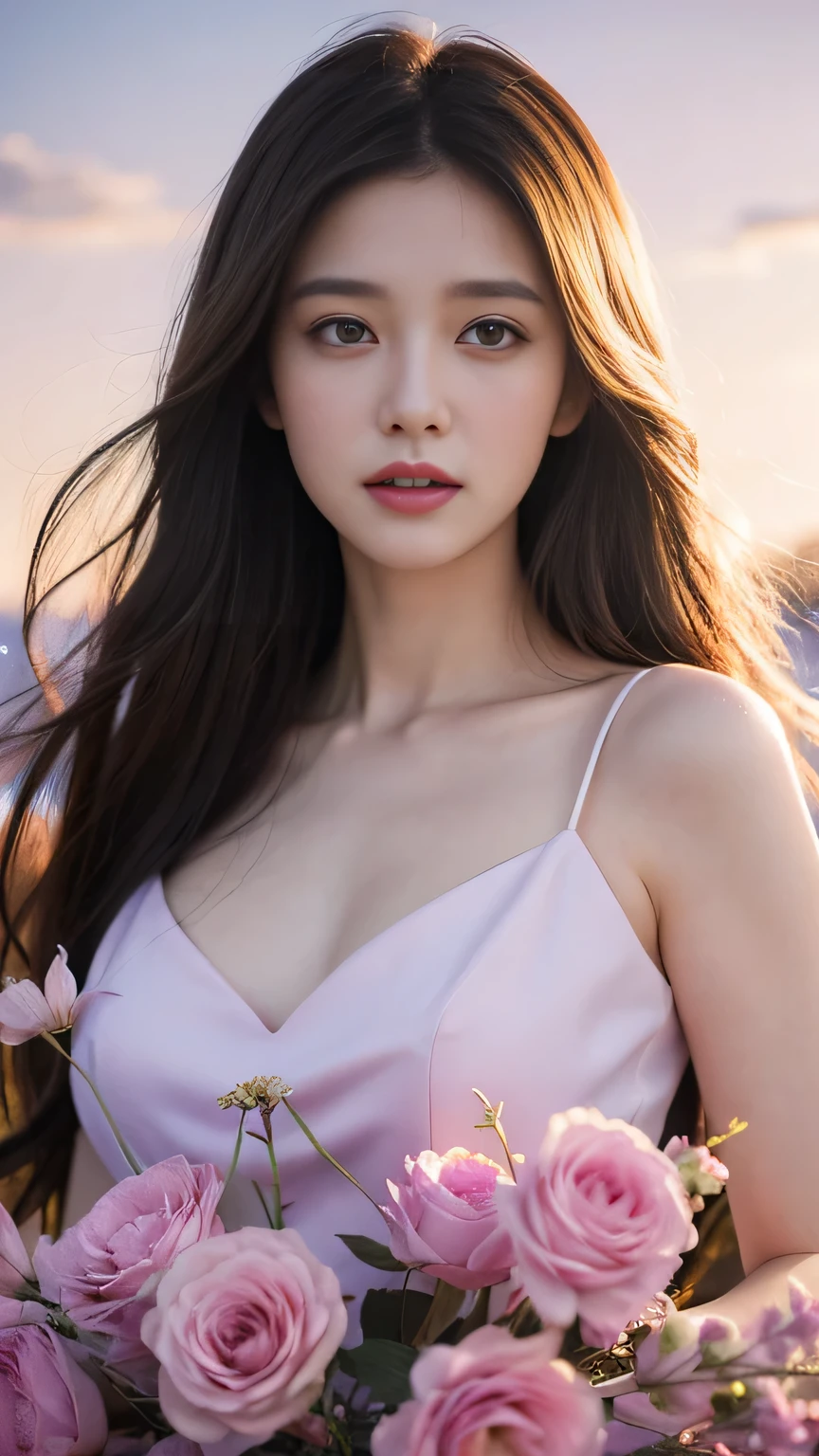 1 woman, SFW, Beautiful woman with blonde hair in the arcade, (whole body:1.7), AS-Adult, detailed skin, ultra realistic 8k cg, 그림처럼 Perfect 얼굴, Perfect, Clean, masterpiece, 전문적인 illustration, famous work of art, movie lights, Cinematic flowers, best quality, masterpiece, illustration, (realistic, photo-realistic:1.37), amazing, in detail, incredibly absurd, huge file size, very detailed, mackerel, very detailed CG Unity 8k 벽지, ray tracing. The background of the image is blurry., depth of field and extremely photorealistic quality., (Milky skin, glowing skin:1.5).