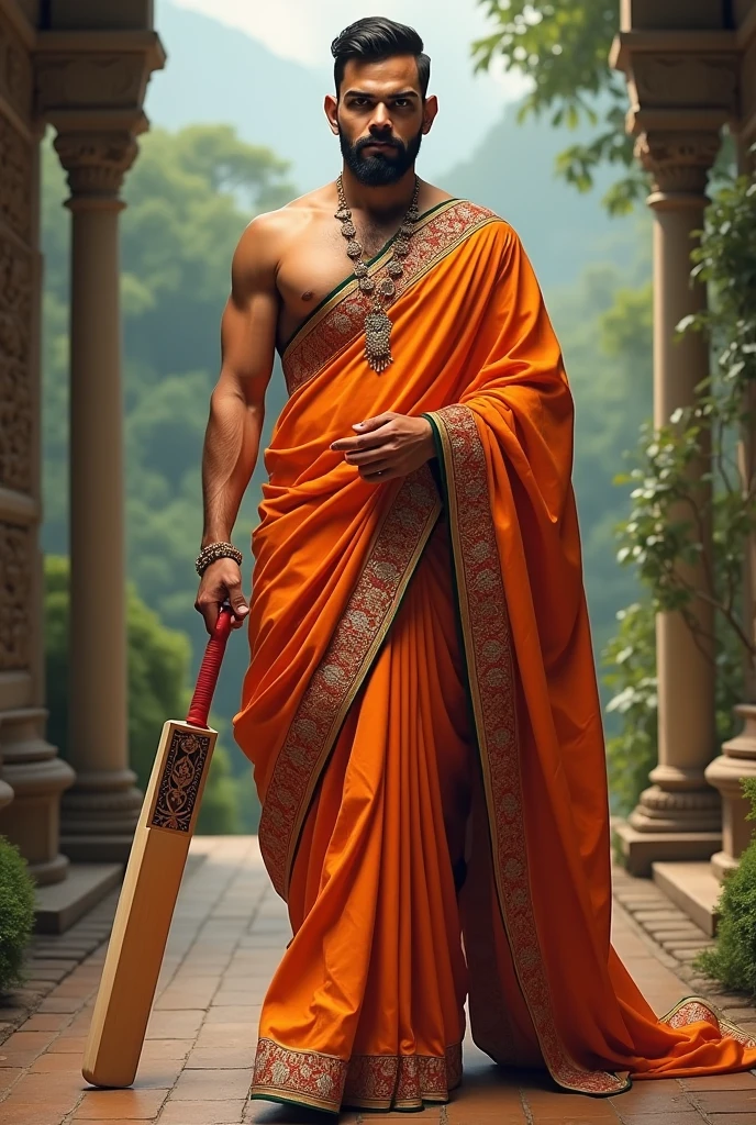 man in saree
