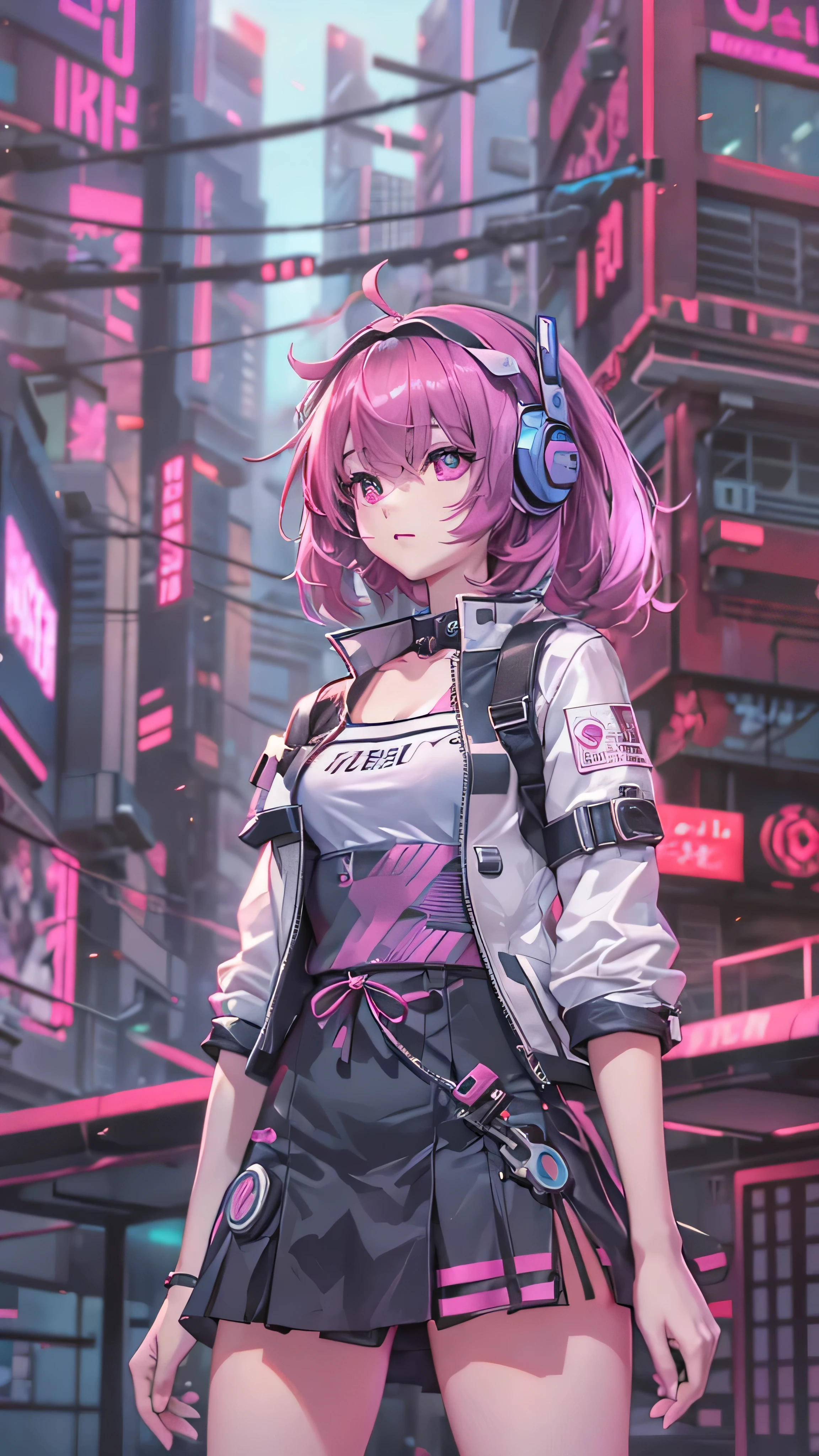  A very young and cute girl from the anime is standing in front of a building wearing a dress and headband, digital  cyberpunk anime art ,  digital cyberpunk - animated art ,  anime cyberpunk art ,  cyberpunk anime girl ,  cyberpunk anime girl  mech, Anime Style 4k,  best anime 4K Konachan wallpaper ,  cyber school girl ,  cyberpunk anime art ,  portrait animated astronaut girl ,  future anime girl ,  dreamy cyberpunk girl 