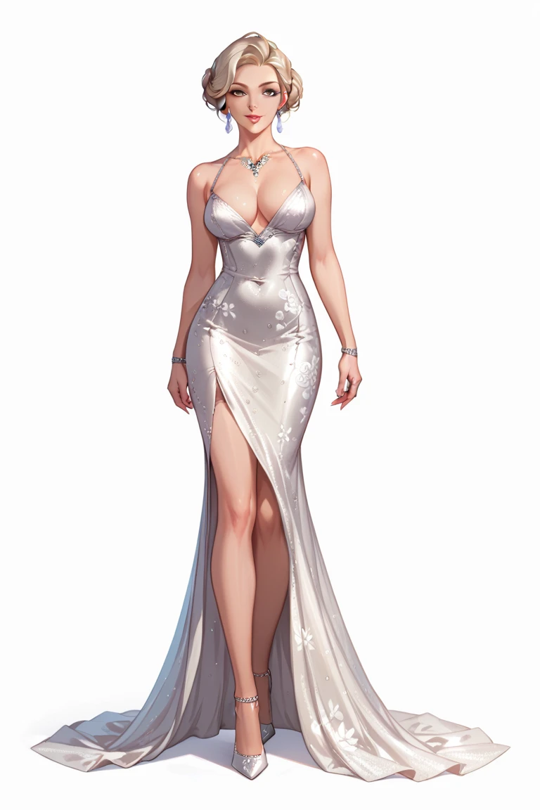 ((best quality,4k,highres,masterpiece:1.2)),((character concept art)), ((Audrey hepburn)), 1girl, beautiful detailed eyes, beautiful detailed lips, extremely detailed face, long eyelashes, elegant hairstyle, classic hollywood glamour, vintage style dress, soft lighting, dramatic shadows, cinematic feel, high-quality, photorealistic, digital painting, chiaroscuro, warm color palette, ((intricate detail)), super finely detailed hands, ultra finely detailed fingers(((ten fingers))), (standing elegantly), (full body showcase), (show full body), (no logos on background), (no logo), ((plain background)), ((plain background)), (((empty background)))