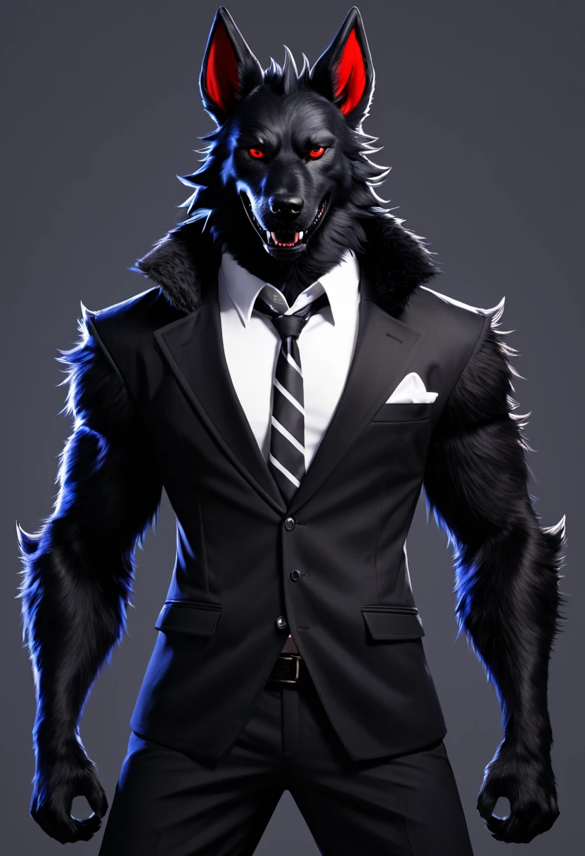 Score_9, score_8_up, score_7_up, loona from helluva boss, Anthro furry hellhound,
