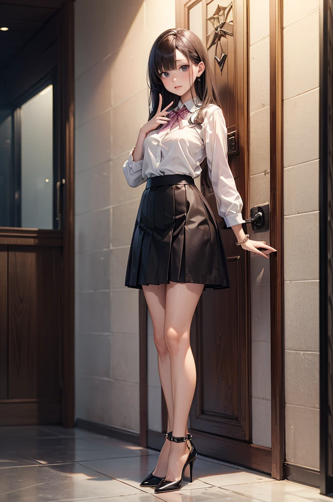 goddes,Casual pose,Full body like,long leges