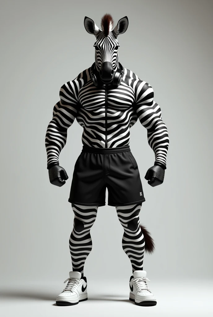 solo,furry,anthro,Zebra,male,e621,standing,hands behind back,wearing underwear,simple background,front view,(best quality,4k,8k,highres,masterpiece:1.2),ultra-detailed,(realistic,photorealistic,photo-realistic:1.37),vivid colors,portraits,soft lighting
