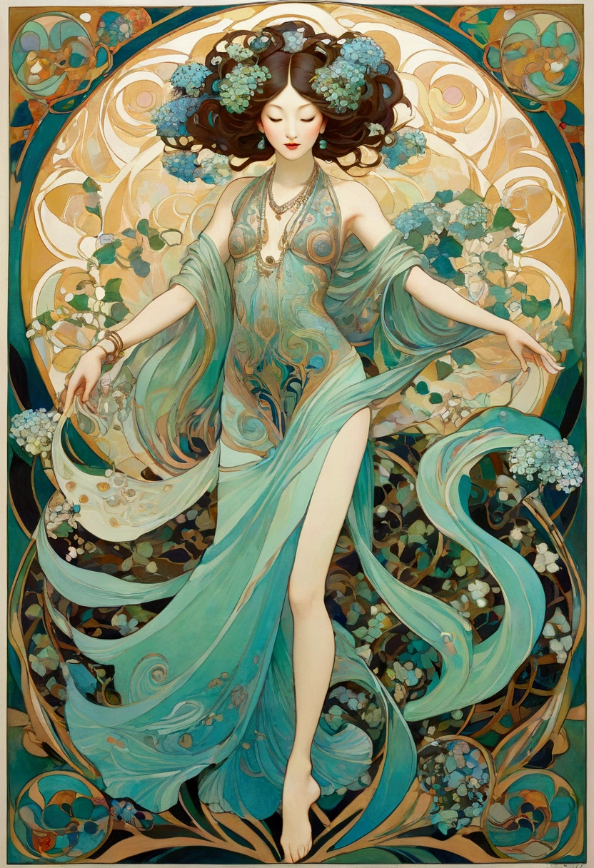 (masterpiece, top quality, best quality, official art, beautiful and aesthetic:1.2), (1girl:1.4), extreme detailed,(joshua middleton comic cover art:1.1), (Action painting:1.2),(concretism:1.2),theater dance scene,(hypermaximalistic:1.5),colorful,highest detailed,<lora:anxiang:0.55>,