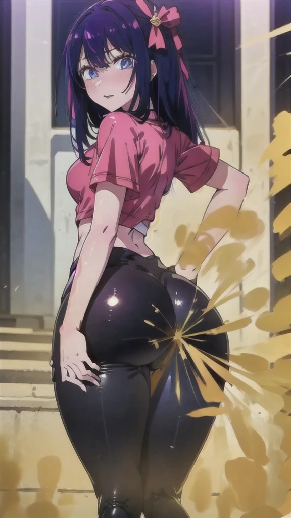 2 Asian girls, anime girls, both farting together side by side, desperate to poop, farting while standing, farting in public changing room, wearing fencer suit, stomach bloated, hands hugging stomach, pained expression, shocked and embarrassed, mouth open in shock, sweating, blushing, beautiful and cute face, anime art style, fit body, tall and thin, view from back