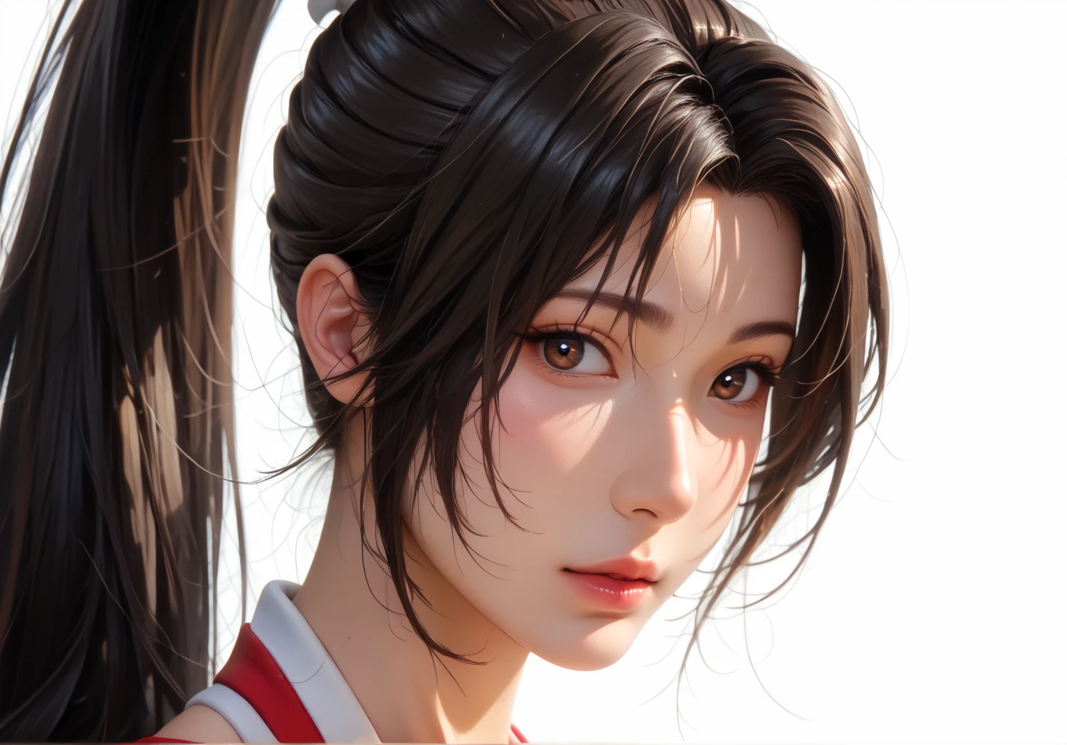 Japanese Beauty,Cherry Blossoms,Petals are just beginning to fall, In a park rich in nature、plant, (((Sexy姿势的杰作))), ((best quality)), ((complicated)), ((Surrealism)), Mature woman, Mature woman, , Very detailed, shape, mai Shiranui, ((Huge breasts)), Perfect hands, Finger details, beautiful eyes, ponytail,Brown eyes, (mai Shiranui suits:1.2), earrings, Long detailed background, Perfect eyes, Charming eyes, Looking at the audience, Rosy cheeks,Sexy,Cleavage,cute,Smile,beauty,Breast close-up,beauty的乳房,Osaka Castle,Japanese Shrines,Lots of hair,Exquisite facial features,charming