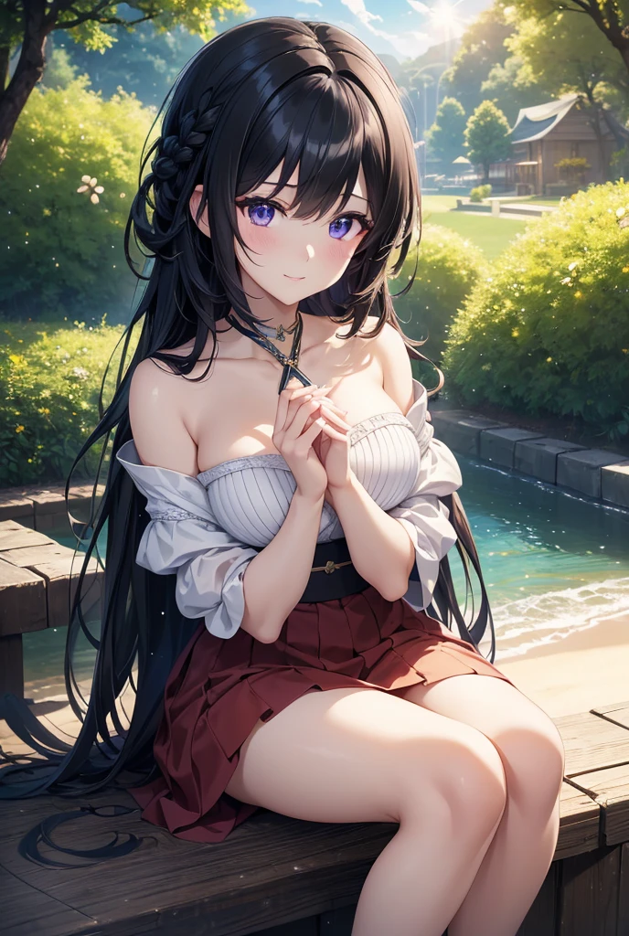 (masterpiece), best quality, expressive eyes, perfect face, nsfw, 1girl, [highly detailed eyes], (highly detailed eyes), anime girl with long purple hair and a black top, an anime drawing by Shitao, pixiv, furry art, anime moe artstyle, the anime girl is crouching, marin kitagawa fanart, , pov furry art, seductive anime girl, (nsfw) not safe for work, painted in anime painter studio, beautiful anime girl squatting an anime drawing inspired by Naka Bokunen, pixiv, shin hanga, anime visual of a cute girl, anime girl named lucy, anime best girl, haruno sakura, shirabii, marin kitagawa fanart, megumu okada, anime moe artstyle, seductive anime girl