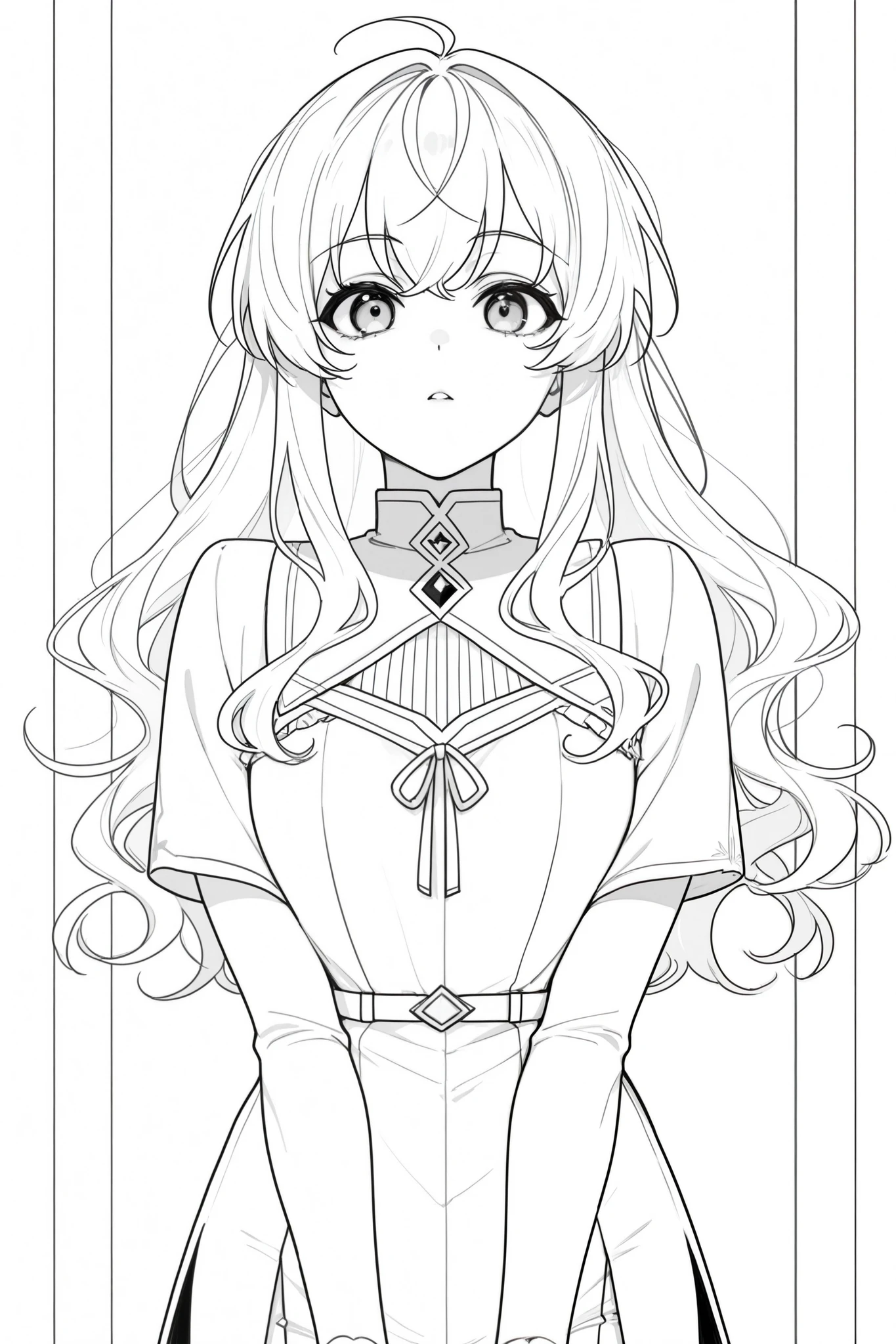 black line art, graphic pen, monochrome, white background