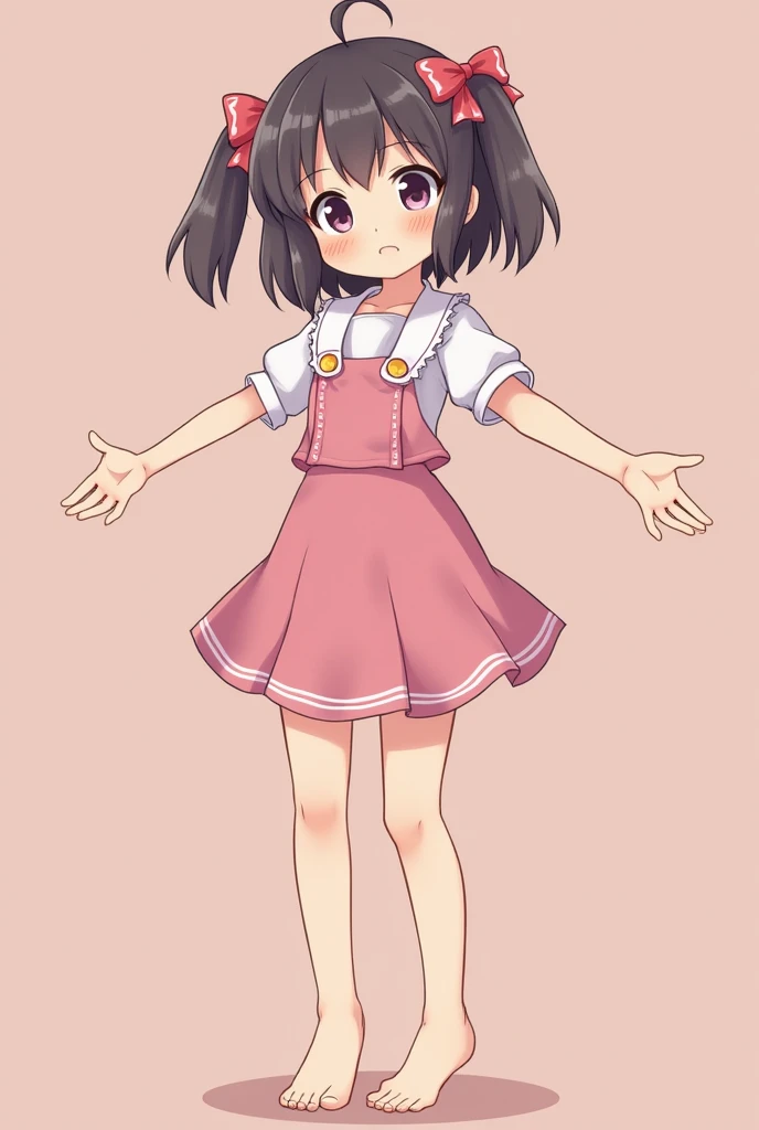 score_9, score_8_up, score_8, source_anime, 1girl, chibi, solo, black hair, twintails, twin drills, short hair, black eyes, blush, plaid dress, black thighhighs,
classroom background, blurry background,