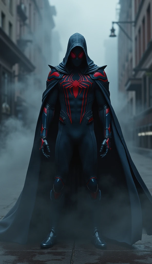 Homem aranha Black suite
 da Marvel com pouse 