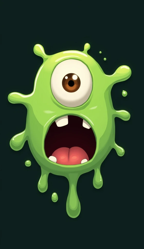 (masterpiece, best quality:1.1), mouth, lips, (teeth:1.1), open mouth, wide open mouth, (tongue, long tongue:1.05), tongue out, dark green lip gloss, (saliva, dripping:0.9)