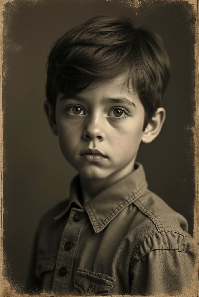 RAW photo, Old black & white Daguerreotype portrait of a young boy during Victorian times. (hyper-realistic), (high detailed skin:1.2), 8k uhd, dslr, soft lighting, high quality, film grain, Fujifilm XT3
