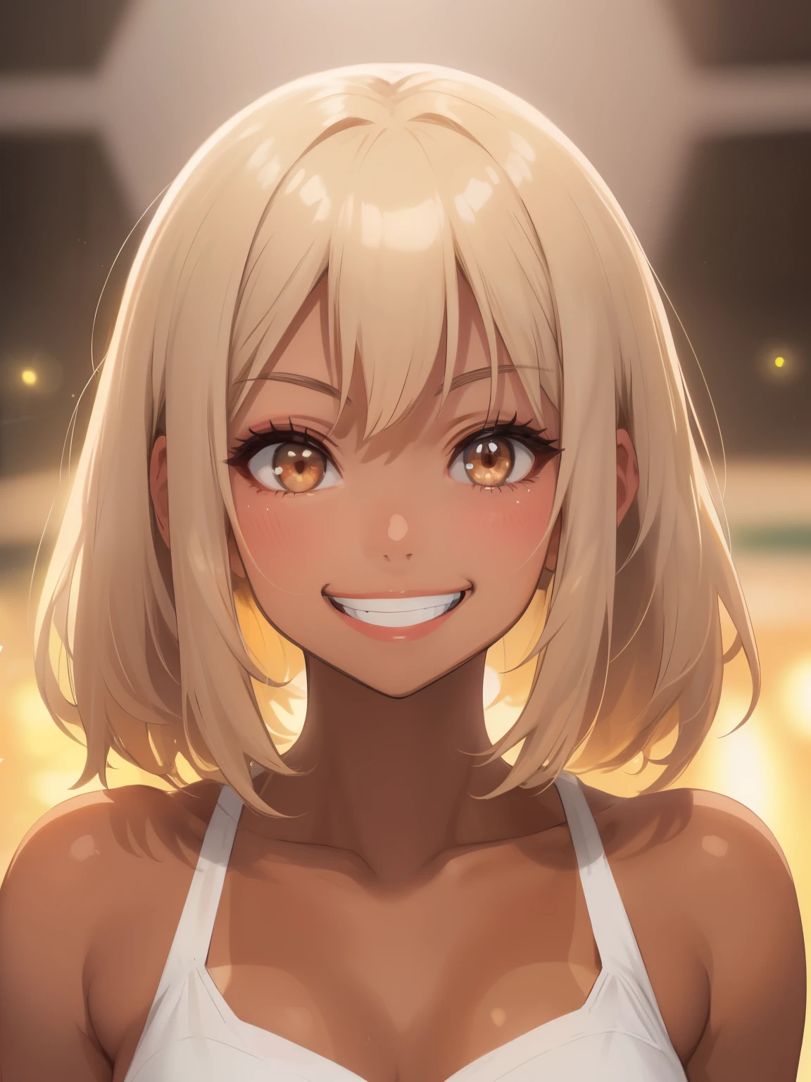  score_9,   score_8_ up,   score_7_ up,   score_6_ up,   score_5_ up,   score_4_ up,ANIME BREAK ，nsfw， top quality ,  ULTRA DETAIL, (( One Girl )), ( Portrait), ( tanned skin :1.5),  pastel colored gal , (Heavy makeup), (  Professional Writing )  super detailed ,  absurd, 8k,  beautiful faces, ( laugh shyly), (( don't mess with smile :1.6)), ((Happy smile:1.5)),  ((:1.5)), ( Laugh with your mouth wide open ),((tilt one&#39;s face:1.6)),  Show Viewers , ((Red face:1.6)), Shiny shocking pink lips , ((huge breasts:1.6)),  (Take off), (( Tattoos peeking out of her kimono :1.2)), noon, summer, luxury resort with ocean views , (( anime style background)),masterpiece,  top quality , (Brighten Your Face),  very beautiful,up to date,  complicated details, ((Fluorescent pink long nails:1.2)), (ring),( Bracelet ), (Floral Choker),AI-generated,  complicated, ( long blonde hair ), ( high ponytail), ( wave hair:1.4),  taking pictures , ((fine grain、 blue eyes、Shining Eyes:1.4)), ( Please Squint :1.1),a hyper realistic , hyper realistic ,  realistic, long honey blond hair anime woman,  Smooth Anime CG Art , A girl in a beautiful pastel kimono, ((Pastel colored furisode)),(Pink large floral pattern), Long flower hair ornament,large gold hoop earrings,  mature body,  tall , thin waist,  sits on a chair, 