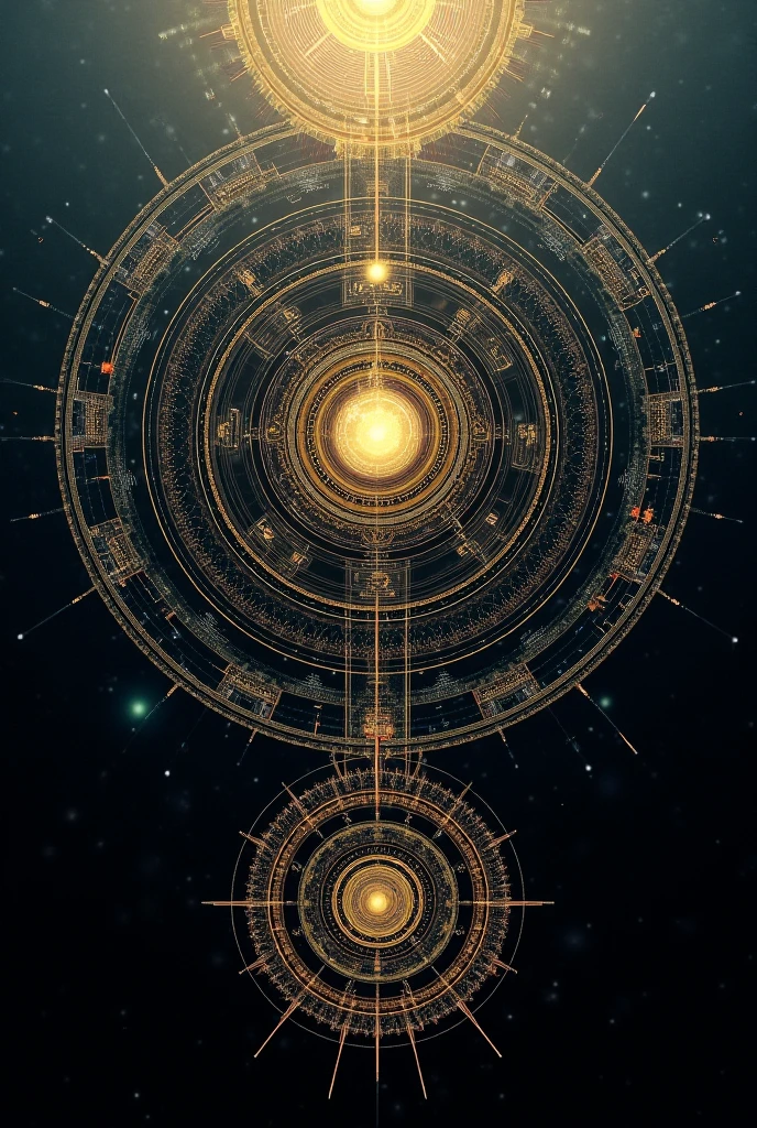 Alafard image of a circular clock,infinite space clock background, Astrolabe, star - gate of futurisma, inter dimensional clockwork, geometry and astrology, interplanetary cathedral, interstellar vortex through time,Stargate, Crystallization time distortion, majestic interstellar portal,The eye,Strange light