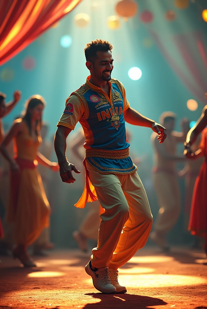 Virat danceing in animation
