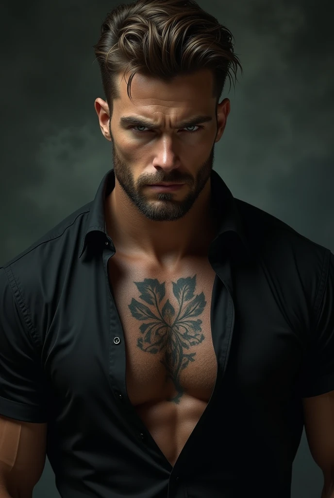 A man with aesthetic body