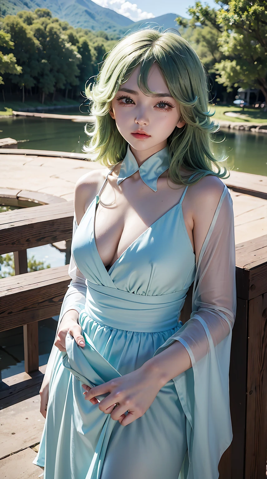 (masterpiece, best quality:1.4), (sitting at the floor:1.5), (sexy pose:1.4), (looking at viewer:1.2), smile, 1girl, shiny skin, night sky, full moon, Menphina, blue eyes, blue hair, crown, aqua eyes, aqua hair, luxury dress, white blue dress, pale skin, glowing eyes, golden armor arm, aqua_eyes, aqua_hair, jewelry, white_dress, crown, one wing, accidental exposure panties, seat, white panties, beautiful face, (highly detailed face), highly detailed eyes, highly detailed skin, skin pores, subsurface scattering, realistic pupils, medium breast, full face blush, full lips, detailed background, depth of field, volumetric lighting, sharp focus, absurdres, realistic proportions, good anatomy, (realistic, hyperrealistic:1.4), 16k hdr,