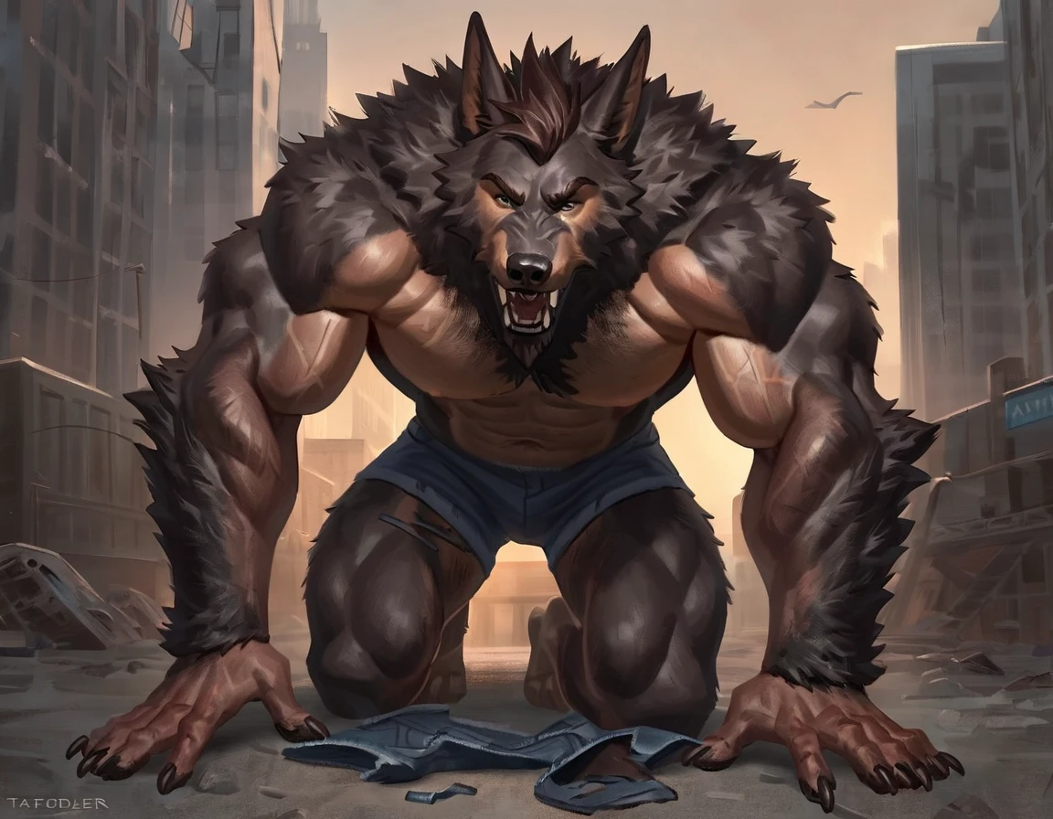 Werewolf, lithe body, flirtatious