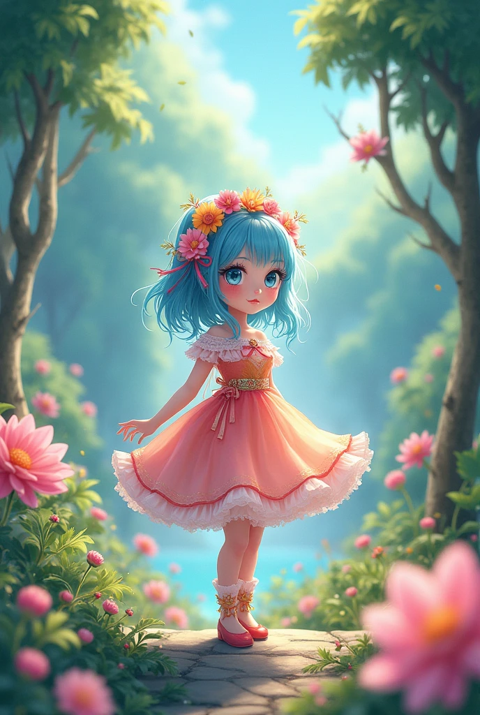 A woman with blue eyes and a pretty face wears a pink dress and dances with a dreamy expression as if she is dreaming. Camera angle that captures the upper body above the hips, sharp resolution, cinematic lighting, sharp picture quality, realistic atmosphere, bright theme, surreal atmosphere, detailed details, 8k high resolution, best quality,