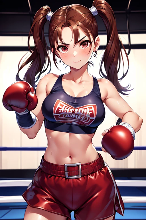 Jessica,  shiny maroon hair,  twin tails, ( beautiful brown eyes、 center split)、smile、 super detailed eyes、 very detailed face ,  highly detailed eyes ,cowboy shot,、(Alone,  One Girl )、 ,Master Piece,  top quality ,  high res, masterpiece , 








 (  aggressive punch ) , sweat,  heavy breathing, (Suppressive attacks) , (  boxing ring ),  Athletic Shorts ,  perfect detail, Perfect means,  perfect member ,  impact , ( Glowing Skin ), abdomen,  fitness , Musa ,  strike a pose,  photoshoot, art essay ,  attractive,  attractive,  waist,  boxing shorts , fight,  (grow up, please understand well: 1.2) , (8k: 1.2) , wonderful, attractive,invent, small