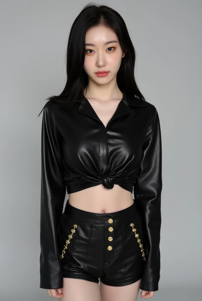 best quality、ultra-detailed、4k、Japanese、Seductive beauty、seductive adult woman、Pretty Woman、cool girl、Villainess、Brainwashed、brainwash、Fallen into evil、smirk、Evil look、Wicked Smile、evil、Brown hair、wavy hair、swept bangs、dark makeup、dark makeup、piercing eyes、hollow eyes,half-closed eyes、Hollow Eyes、purple Eyeshadow、black lipstick、black lipglos、office staff suit、suit、Jacket、Black sleeves、White Shirt、Black Ribbon、Tight Skirt、pantyhose、night、inside darkroom、Are standing、shoot from below、Have lipstick、Emblem of Evil、Crest of Darkness、Swear allegiance、I have pledged my allegiance、Dye black、Blackening、Stained with evil、Dyed in darkness、Seduce