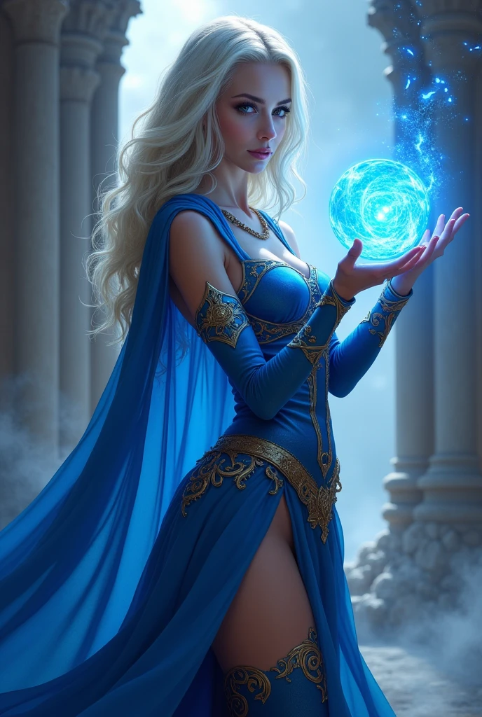 ( watercolor painting : 1.5 ),  sunlight , full body portrait of  nude, ((wet)), stunningly beautiful (  ciri from witcher  ), dynamic posing, ,  wearing ((see through lace skirt)), (detailed face), vibrant eyes ,  flawless anatomy ,  (view from_behind  ) ,    A woman holding a glowing orb  ,  at  A planet where the inhabitants can manipulate time at will  , ( very detailed background, detailed face, detailed complex busy background : 0.8 ) , messy, ornate,  Pearlescent colors,   by artist Artgerm and by artist alphonse mucha