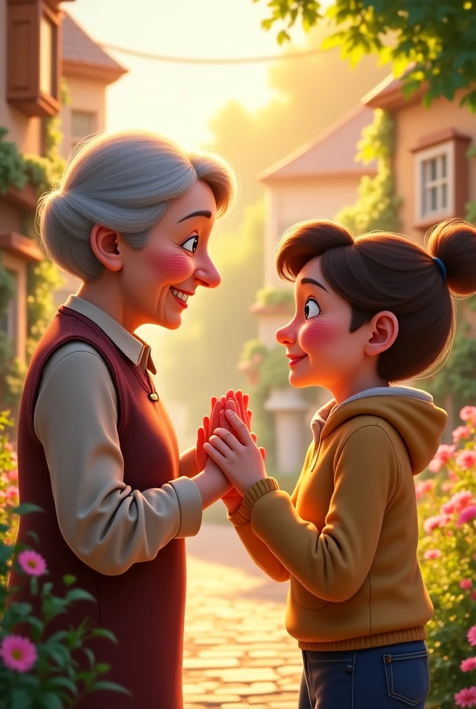 The Old Lady, the Boy, and the Princess
