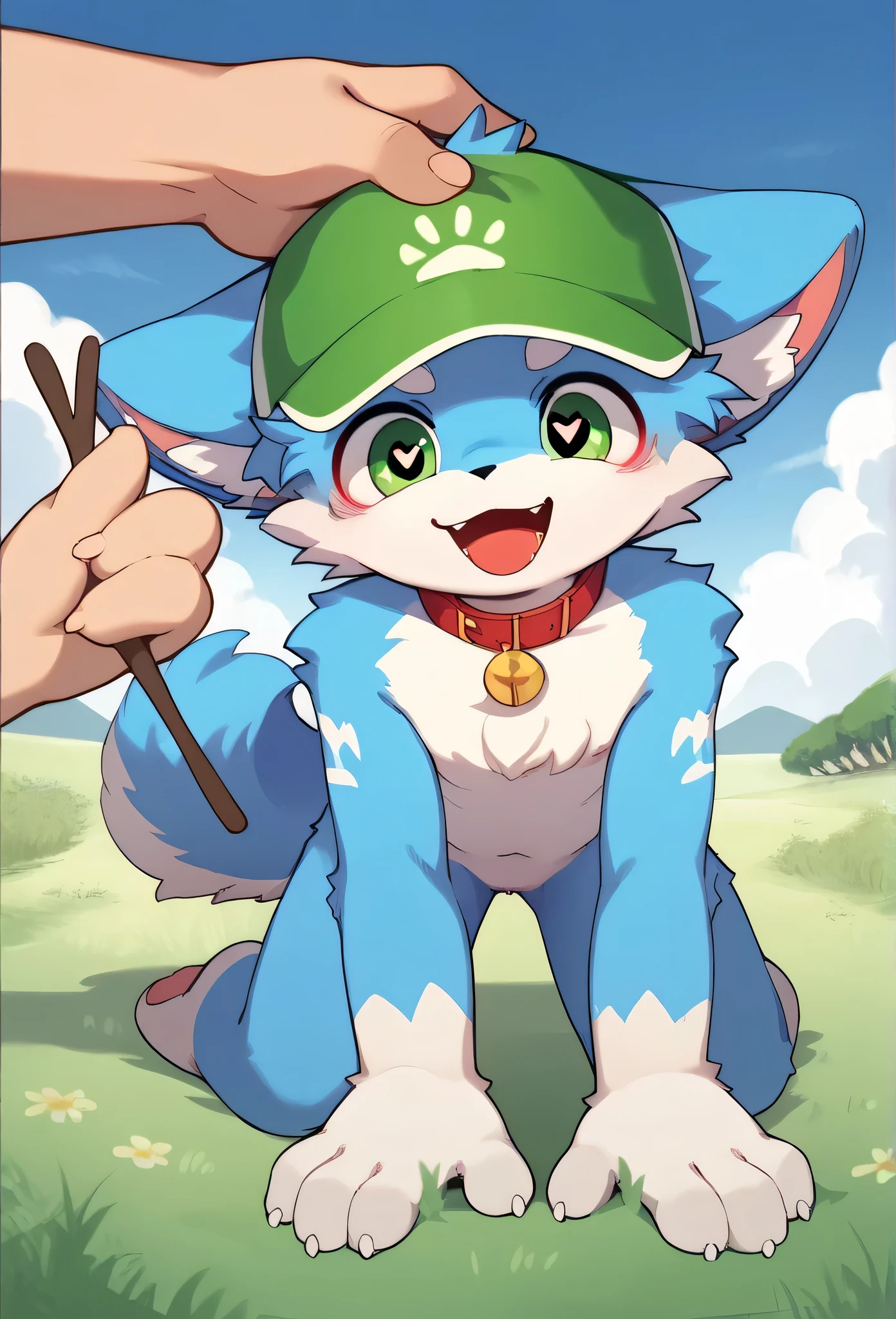 (masterpiece, best quality:1.2), 1boy, young,furry,solo
