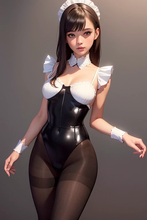 masterpiece, best quality, ultra-detailed CG unity 8k wallpaper, an extremely delicate and beautiful,floating, dynamic angle, dynamic pose, Shiranui Mai:1.5, coelhinho da Playboy, black corset, white cuffs, white gloves, black fishnet stockings, emphasizing her beautiful legs,)