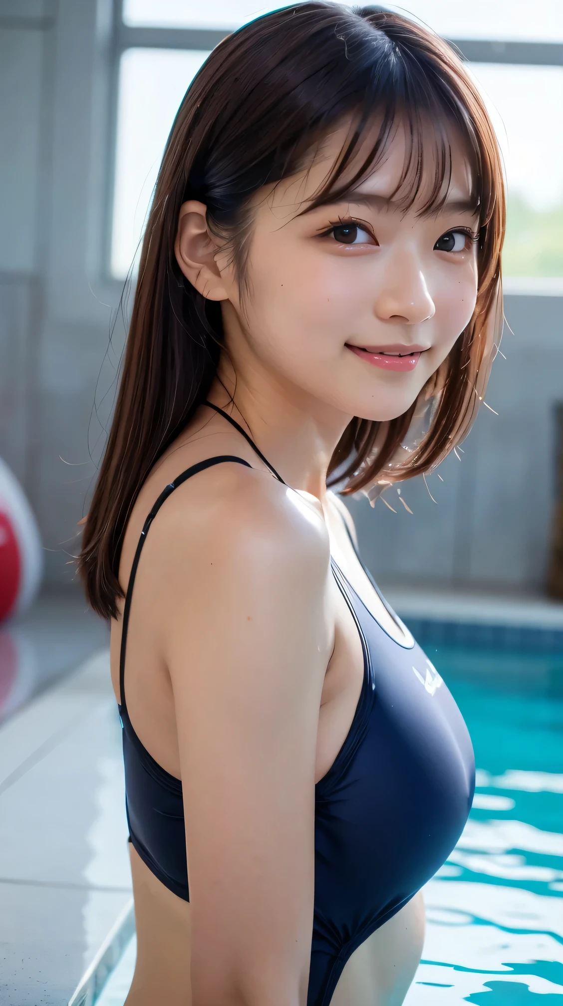 
((スポーツ swimsuit:1.3)),  swimsuit, Skin color, big , smile, (8k,  RAW photo,  top quality , masterpiece:1.2), masterpiece, super  Details,  super high image quality, (  Real and Photorealistic Pictures:1. 37),  High Resolution RAW Color Photo ,  is very delicate and beautiful, highly  Details, 8k wallpaper, wonderful,  Details, Very, very  Details, very  Details skin, Very thin fingers , very  Details nose, very  Details mouth,  Perfect Anatomy,  upper body, swimming, transparency, tiny  swimsuit,  Nogizaka Idol,  Korean idol, Idol sculpture&#39;S Pose, 18 years old, cheap, Cafe,  restaurant ,  Italy, deer,  Australia , break ((Upper eyelid)), ((angle the above: 1. 3)), the above,  staring at the camera,