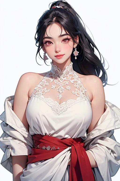 ((NFSW:1.6))、((Highest quality)),(超High resolution),(Very detailed),(Detailed Description),((The best CG)),(masterpiece),Ultra-detailed art、(Highest quality、8k、32K、masterpiece)、(Realistic)、(Realistic:1.2)、(High resolution)、Very detailed、Very beautiful face and eyes、1 female、((:1.3))、Tight waist、Delicate body、(Highest quality、Attention to detail、Rich skin detail)、(Highest quality、8k、Oil paints:1.2)、Very detailed、(Realistic、Realistic:1.37)、Bright colors、