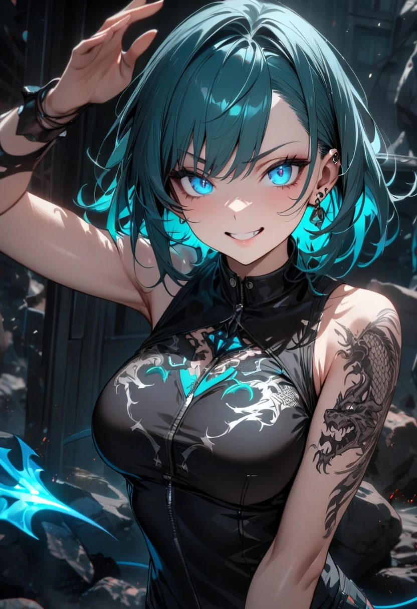 {{masterpiece}}, best quality, extremely detailed CG unity 8k wallpaper, cinematic lighting, lens flare, beautiful detail eyes, black, side glance, multicolor hair, colorful light, particles, heterochromia, (colorful:1.5), (colorful hair:1.5), Sexy bikini suit,