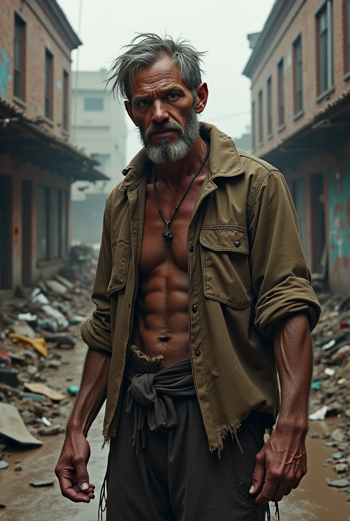 A man "ñero" of colombia bad looking in the barrio of kennedy bogota
