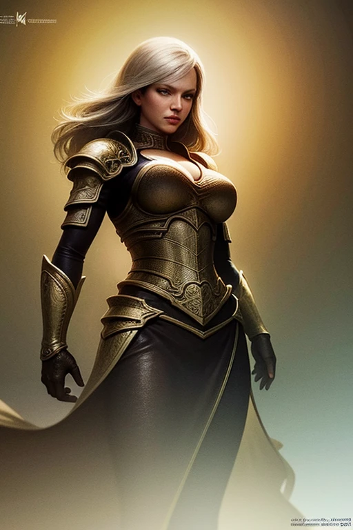 A captivating portrait of Amber Heard, clad in futuristic armor, illuminated by cinematic lighting reminiscent of Freefire. The meticulously crafted artwork is masterfully brought to life by renowned artists Elmore, Greg Rutkowski, artgerm, and Alphonse Mucha. The image boasts top-quality detailing, radiating a beautiful and aesthetic appeal, with the added charm of a feline companion nestled beside her, making this an official art piece of extraordinary elegance and sophistication.