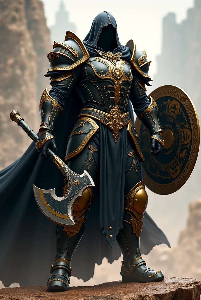 A woman adorned in fantasy-style full-body armor, a crown-concept fully enclosed helmet that unveils only her eyes, a composite layered chest plate, fully encompassing shoulder and hand guards, a lightweight waist armor, form-fitting shin guards, the overall design is heavy-duty yet flexible, (the armor gleams with a golden glow, complemented by red and blue accents), exhibiting a noble aura, she floats above a fantasy-surreal high-tech city, this character embodies a finely crafted fantasy-surreal style armored hero in anime style, exquisite and mature manga art style, (mixture of Queen bee and Spider concept Armor, plasma), ((Element, elegant, goddess, femminine:1.5)), metallic, high definition, best quality, highres, ultra-detailed, ultra-fine painting, extremely delicate, professional, anatomically correct, symmetrical face, extremely detailed eyes and face, high quality eyes, creativity, RAW photo, UHD, 32k, Natural light, cinematic lighting, masterpiece-anatomy-perfect, masterpiece:1.5