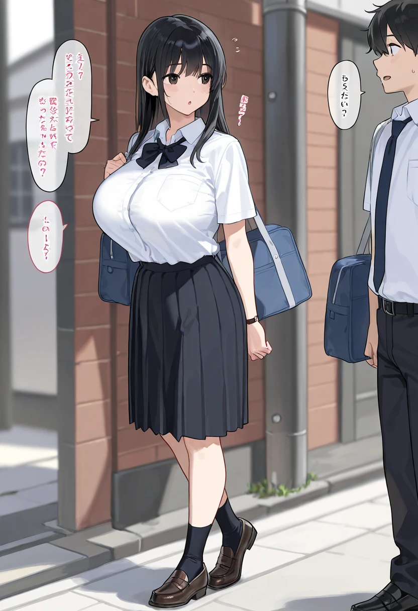 realistic anime art style,(tareme),(curvy body),black unkempt hair,bow tie,dress shirt,(navy short pleated skirt),(plaid skirt),unpretentious mature woman having sex in crowded train,sweaty,(nipple through),(anguish and blushed),look at viewer,(breast grab:1.2),grabbed breasts,peace sign
