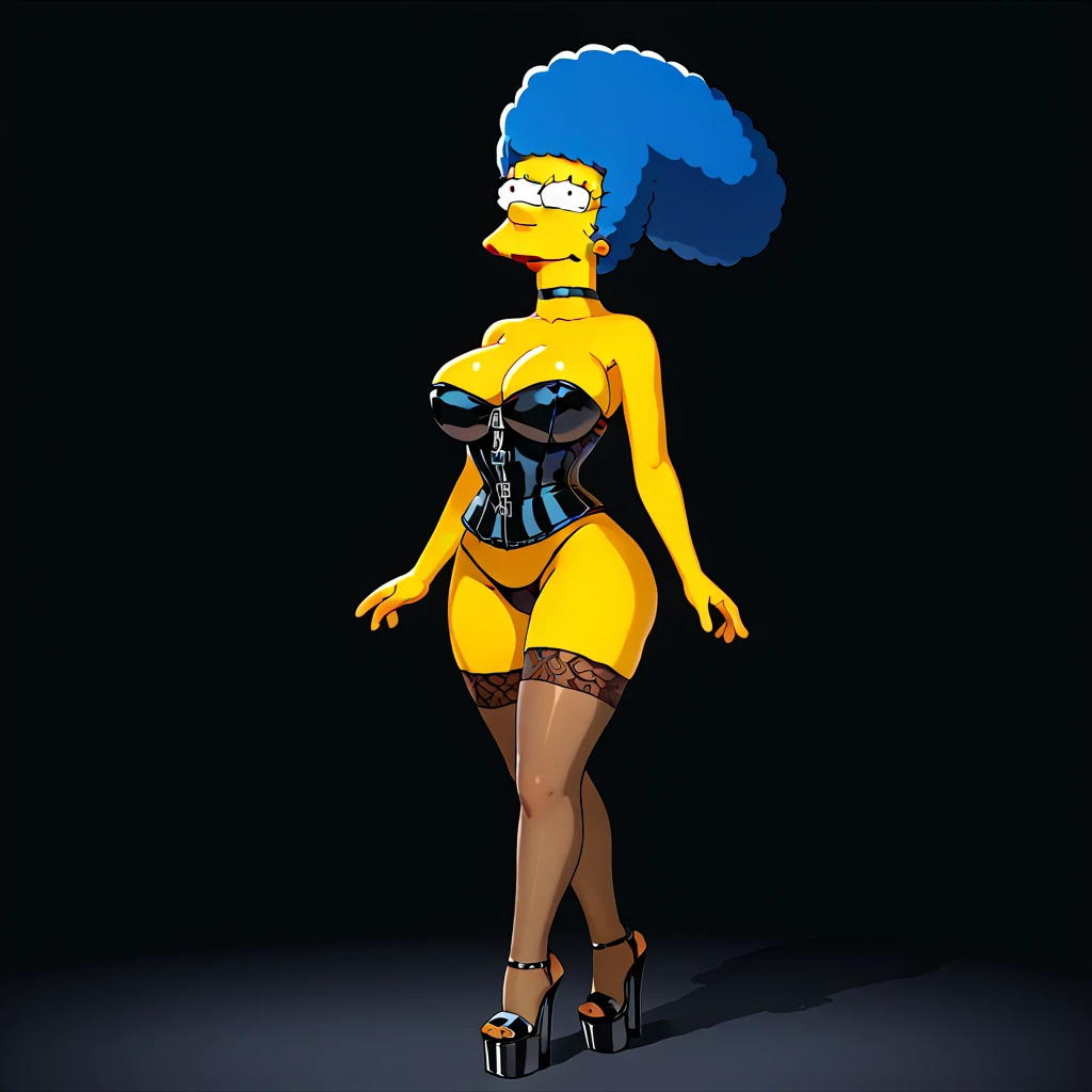 masterpiece, best quality, very aesthetic, absurdres, full body shot, 1woman, beautiful busty milf, Bunny girl costume, detailed highest part of bunny ears, night club, focus on bunny's ears