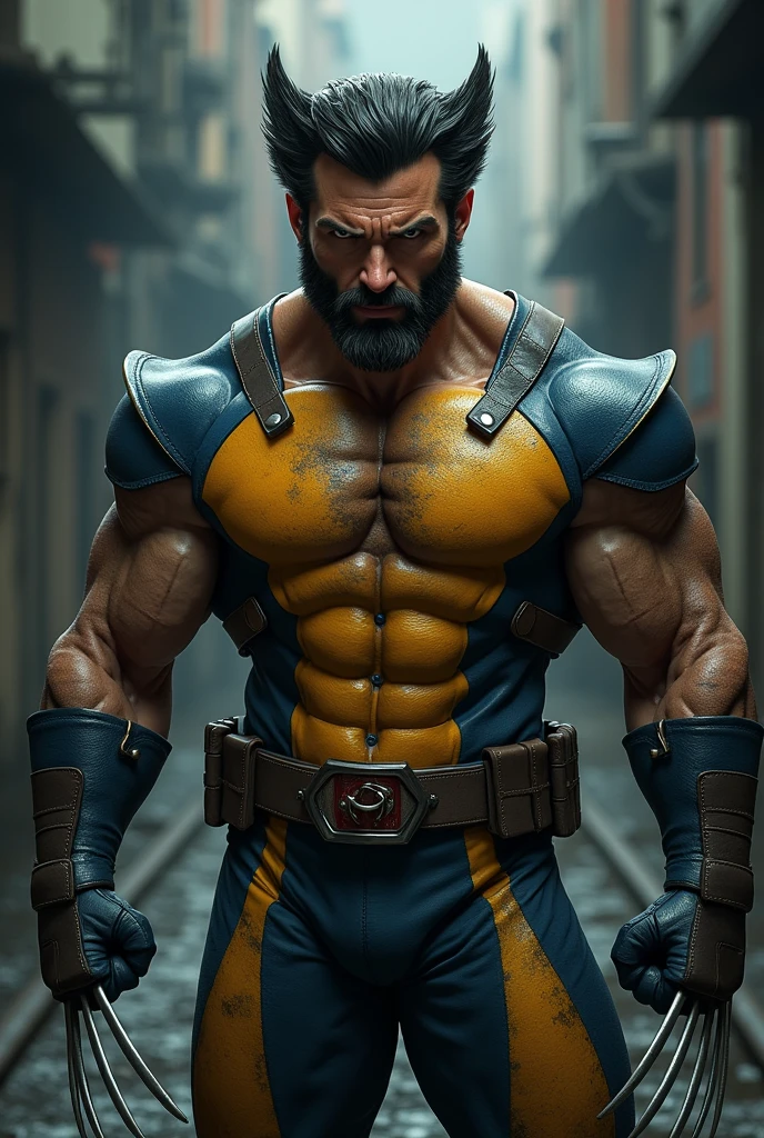 Personagem masculino, extremamente musculoso, monstruoso, poderoso, intimidador, hero, mascarado