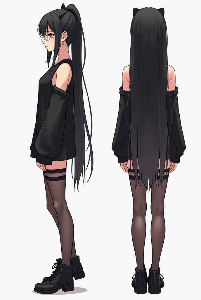 Very very thin anorexia long elongated body. very thin long skinny legs in pantyhose. very beautiful cute face, naked