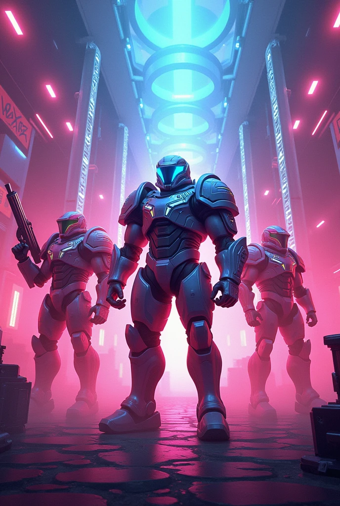 Look, it's great, but it's very ish. Make the theme a little more warlike, but don't take away from the feeling of being happy and in the spotlight. Use more neon items. The same colors, but neon.