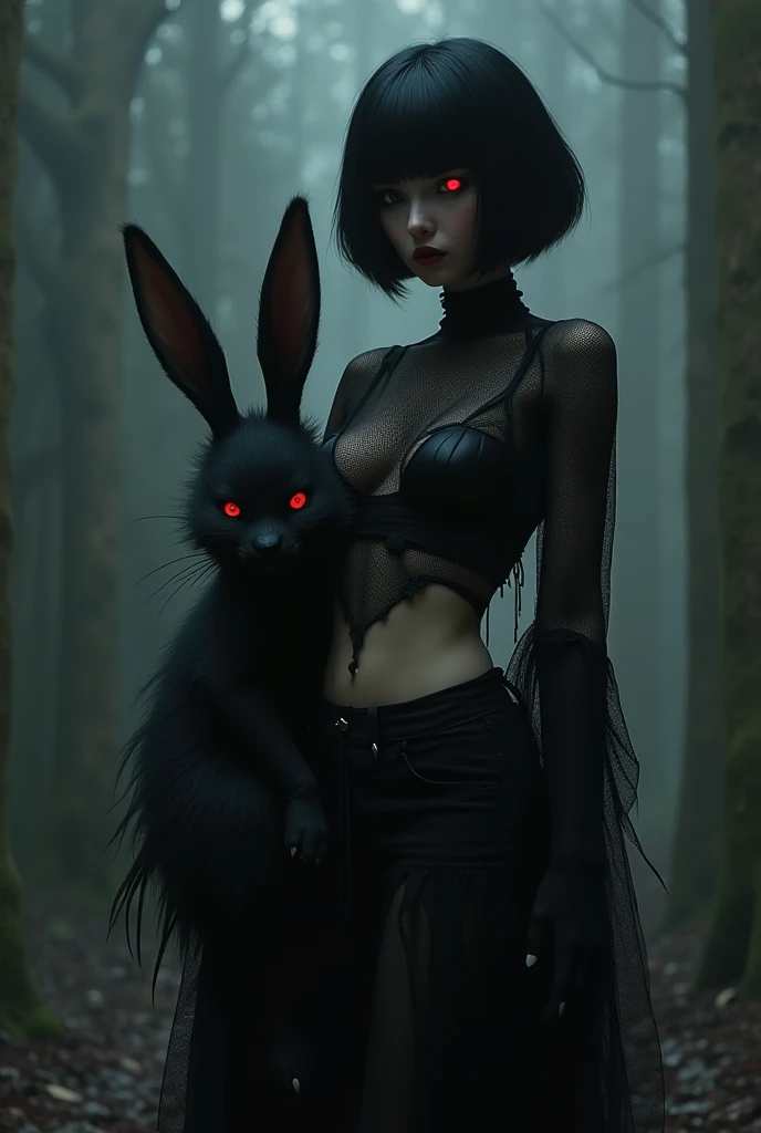((best quality)), ((masterpiece)), 8k, (detailed), perfect face, (((Big ))), hot young busty girl, black lava outfit, stocking, black latex slime, beautyful face, (( long length hair)), ((detailed eyes)), lightning in the background, ((dark horror castle in the background, ((lace thigh fix), garter belts (((the clothes melt off her))), (((black paint splattered on it))), (flying dragon in a background), red damaged corset, ((her clothes were torn in several places))), latex lingerie, (nun costume), venom, black dark venom, ((red lacy brassiere)), perfect detailed, ((((it is photographed from side)))), red latex, erotic pose, big , long white hair, detailed eyes, ((from below)), (((she push her bobies out))), from side, (wearing a black mask), (()), (black bunny), black veil, wearing a detailed high heels