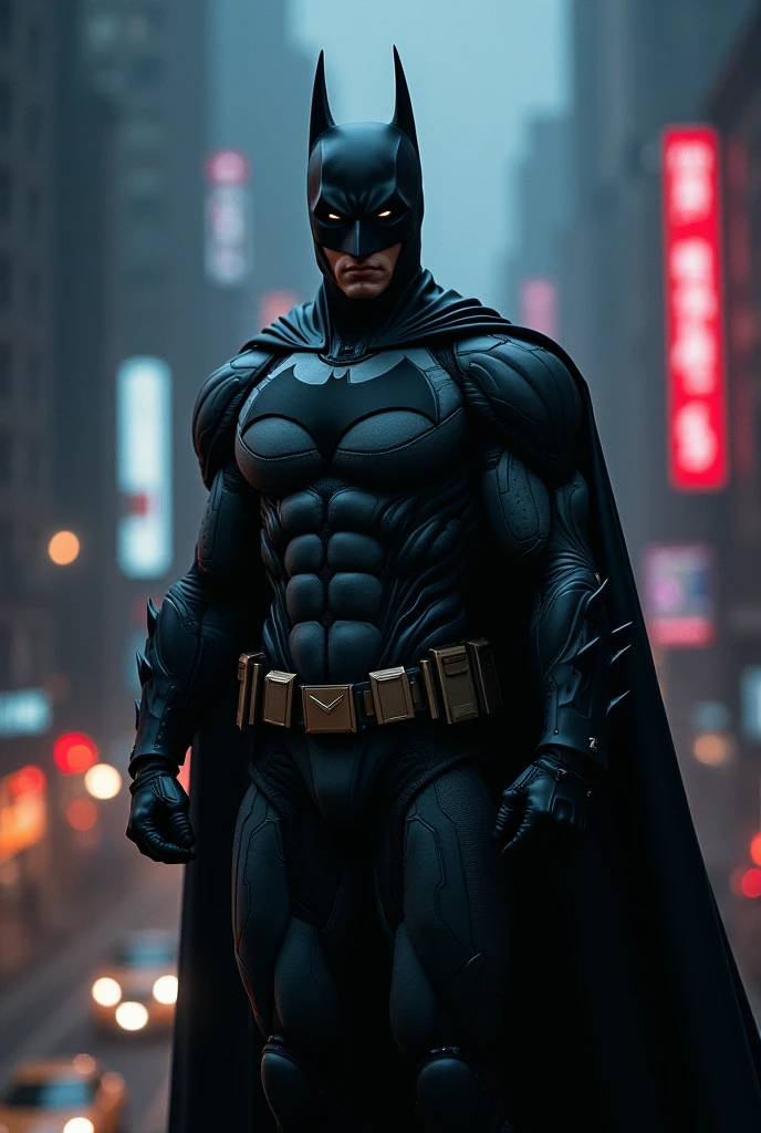 Chat noir réaliste avec le masque de batman