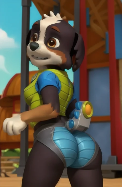 Zuma butt from paw patrol