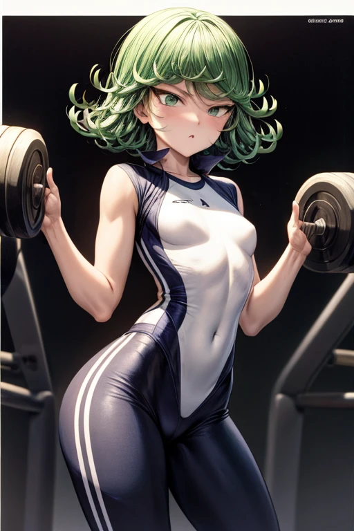 a set of different poses of a same character, character with a bunch of different poses, sprite sheet, characters 8k symmetrical, anime girl figures, spritesheet, sprite sheet walk cycle, 2 d sprite, sprite 2 d, dancing character, green hair, green short hair, yellow eyes, (((muscular))), small breasts, thick thighs, solo, angry, (pale skin), running, working out, (((black clothes))), erotic in all poses, sexy, bare feet, set of high quality hd sprites, spritesheet, intricate, sprite sheet, gif, white background, tatsumaki one punch man