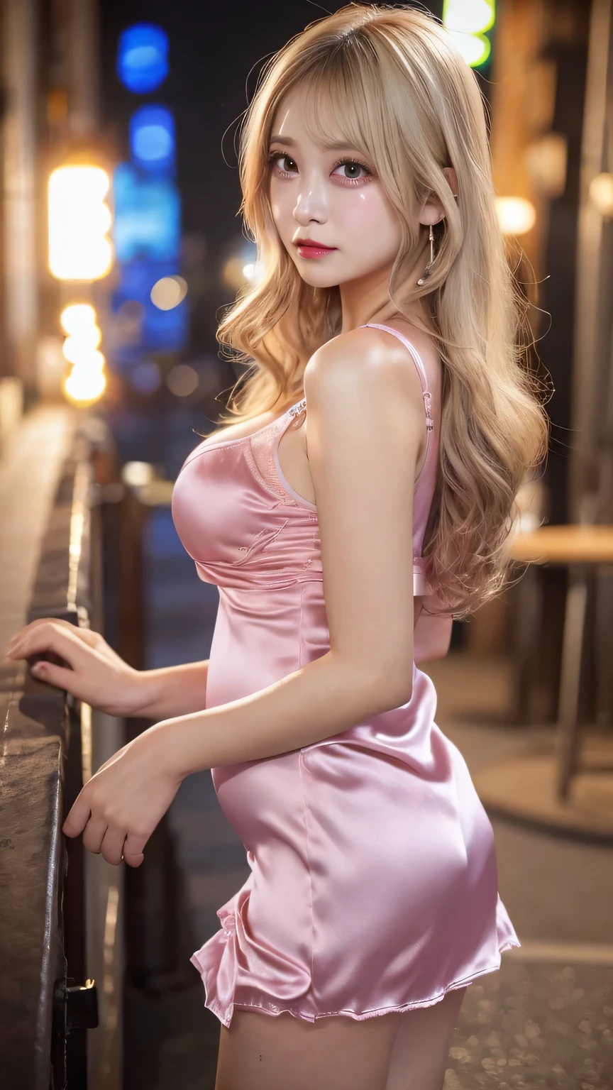 ((An ultra-high picture quality、top-quality、8k picture、masterpiece:1.3))、Crisp focus:1.2、Beautiful woman with perfect body shape:1.4、The most beautiful face、Super Slender、abdominals:1.2、((blonde hair、a blond、medium cut、Beautiful breasts:1.2、tchibi、))、Perfect blonde、a wet body:1.5、Very delicate skin texture、A detailed eye、二重まぶた、German people、sixteen years old、Perfect five-finger、Delicate and perfect hands、perfect arms、perfect leg、perfect foot、night city background、Inside a luxury cabaret、perfect eyes、Perfect makeup、red-lips、A slight smil、open the legs widely、Delicate hair、skinny body、Ganimata leg opening、Hands behind the body、bich、high quality make up、Gorgeous and elegant hair、Bewitching face、Best Makeup、The cutest beauty in the world、Best Hair Styling、Stylish hair and makeup、The sexiest in the world、Sleepy face、(Gorgeous and elegant finest dresses、)The finest dresses、Wear hair ornaments、Simple ring earrings、Glamorous atmosphere、Wear high-end high heels、Wear a luxurious necklace、Short stature、tchibi、Infant face、Wearing the most glittering luxury bracelet、Wearing a diamond anklet、Gentle face、Bun Hairstyles、Young Face、Innocence、Overall pink image、Lori face、a baby face、Sexy Cabaret Cast、Sexy face、Sexy little girl、Beautiful posture、Chic and classy dresses、Everything is so beautiful、
