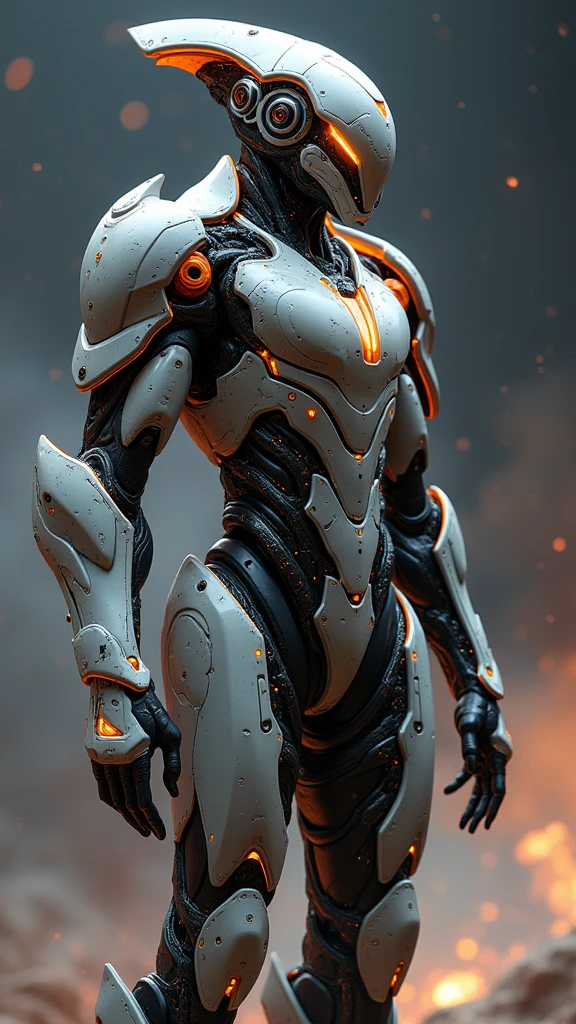 (from back:1.5),((1mechanical girl)),solo, (standing), (machine made joints:1.2),((machanical limbs)),(blood vessels connected to tubes),(mechanical vertebra attaching to back),((mechanical cervial attaching to neck)), lights on armor, mecha headglass,Luminous spine, laser eyes,expressionless,huge breast,Look away from the camera,
colorful,hdr, ray tracing, nvidia rtx, super-resolution, unreal 5, subsurface scattering, pbr texturing, post-processing, anisotropic filtering, depth of field, maximum clarity and sharpness, rule of thirds, 16k raw, (luminescent particles:1.4), (extremely detailed cg, unity 8k wallpaper, 3d, cinematic lighting, lens flare), reflections, sharp focus, cyberpunk art, ((realistic)), (highly detailed CG illustration), ((an extremely delicate and beautiful)),cinematic light,(photorealistic:1.5), (Dark room:1.5),dynamic angle, (((masterpiece))), (((best quality))), ((ultra-detailed)), (illustration), (detailed light), dramatic_shadow,(face shadow (extra detailed,best performance)),