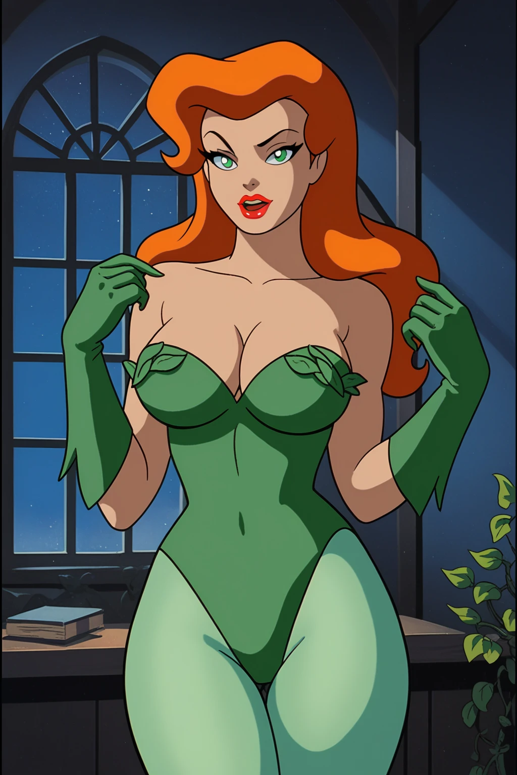 Poison ivy dc comics, detailed, high definicion, obra prima