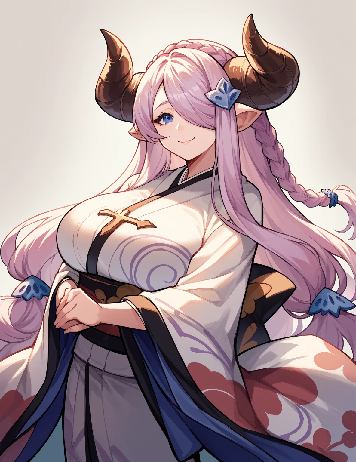 ultra detailed, best quality、nsfw,Yamato from One Piece、slender、Large Breasts、Plump、Standing