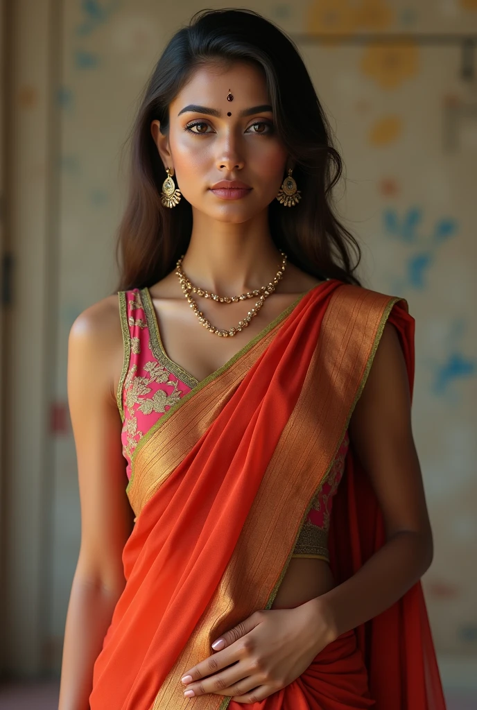 Woman in saree