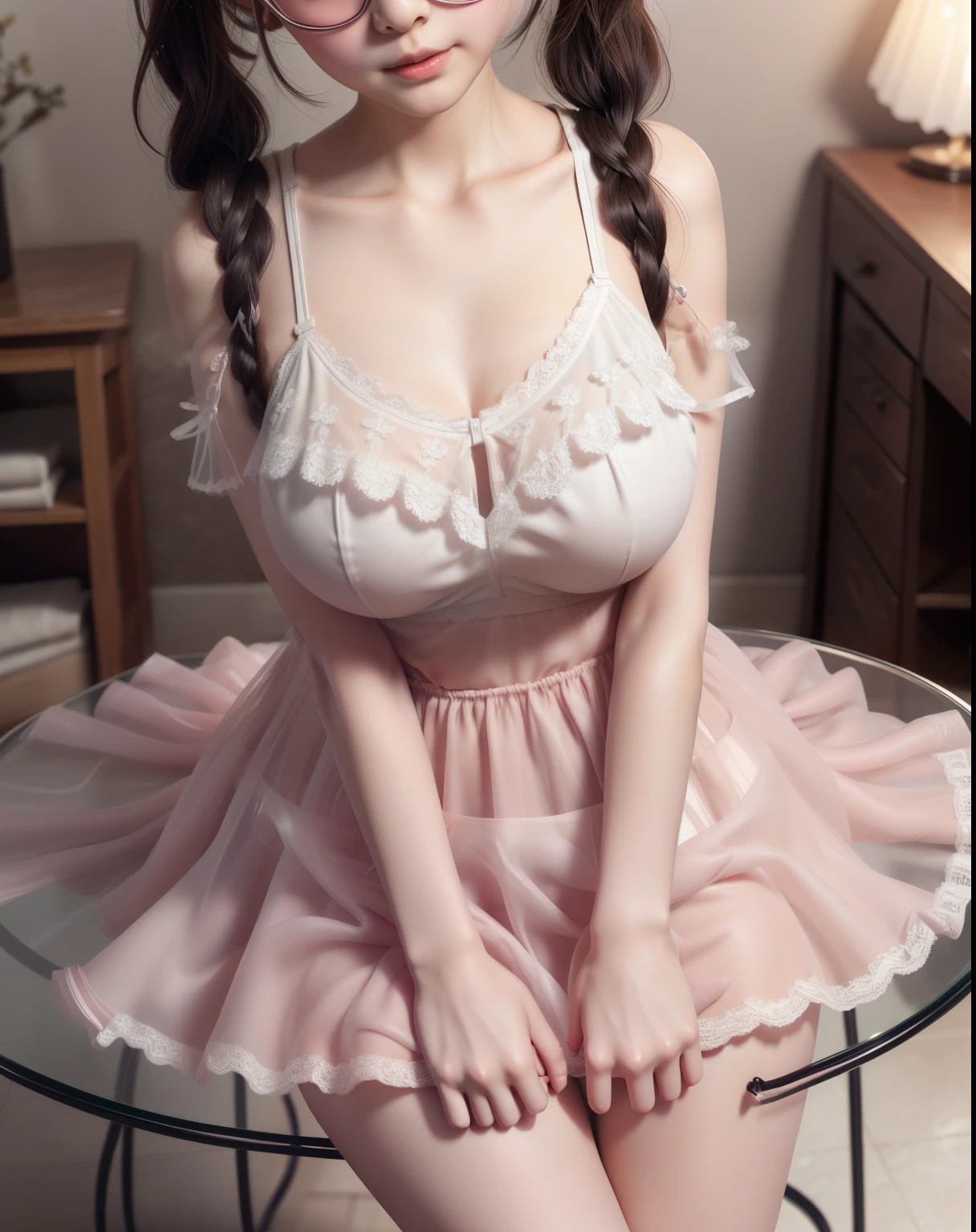 teenage girl、Gray-haired man、hug a girl、Large bust、larger hips、blush、embarrassed expression、dandy、girl hugging a man、Disturbed clothing、garden、pink ruffle nightgown、Elderly Man、angle from below、A man massaging a girl's breasts、girls love men、A nightgown that is transparent and allows you to see your skin、nipple protrusion、See-through、Sit on the ground、Lying on the ground、messy hair、kiss、pull up your nightgown、Cleft in the crotch、spread legs、